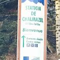 arrivée à la Station de CHALMAZEL