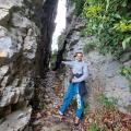 Brèche dans la falaise