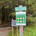 Panneau d'arrivée