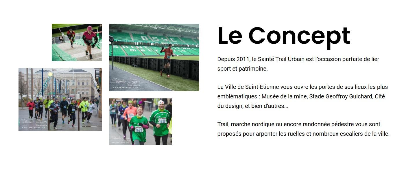 Affiche sainte trail urbain 1